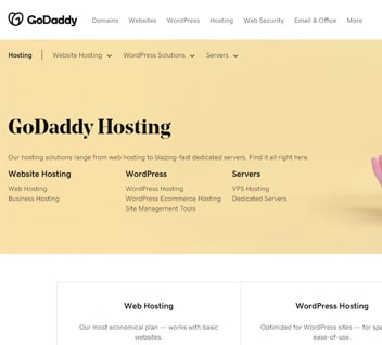 GoDaddy main