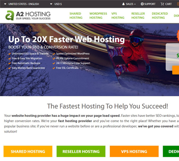 a2 hosting main